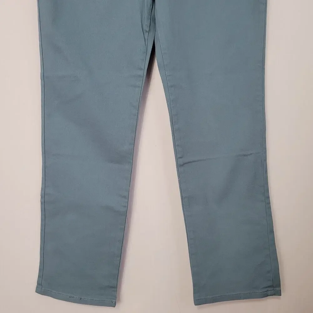 Gloria Vanderbilt Amanda Supreme Stretch Jeans sz 14 Blue Coastal Classic New